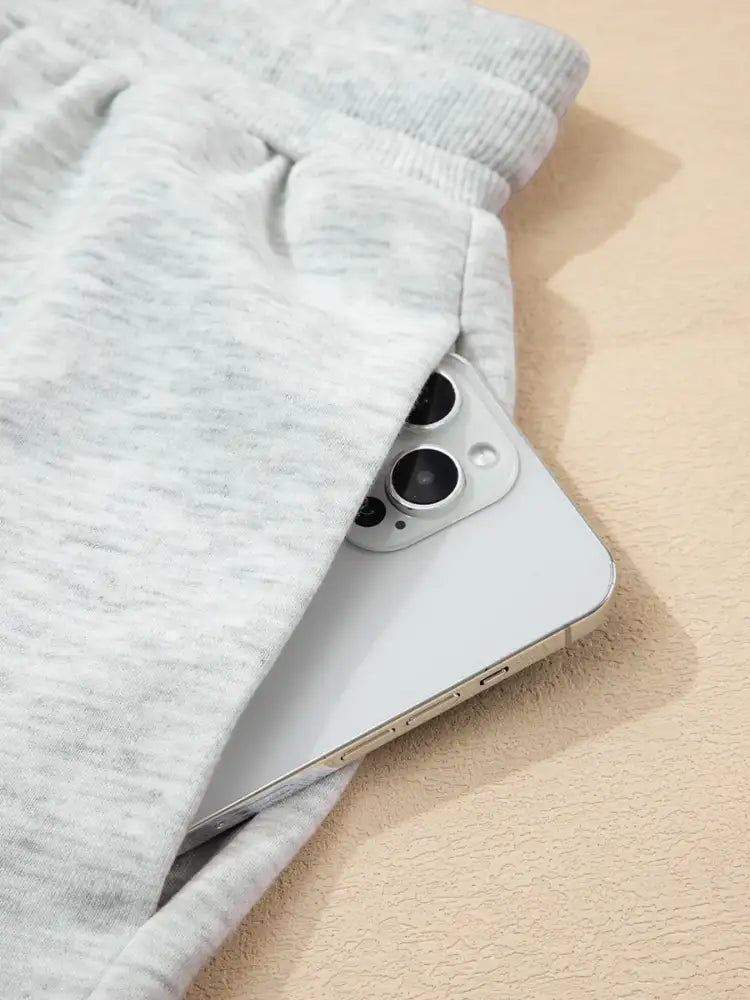 Color Block Long Sleeve Sweatshirt and Shorts Set