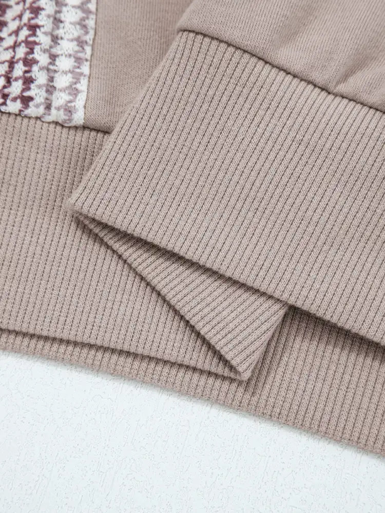 Colorblock Patchwork Baggy Hoodie