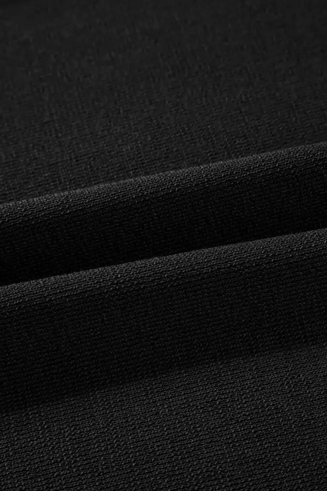 Contrast Trim Round Neck Top and Pants Set