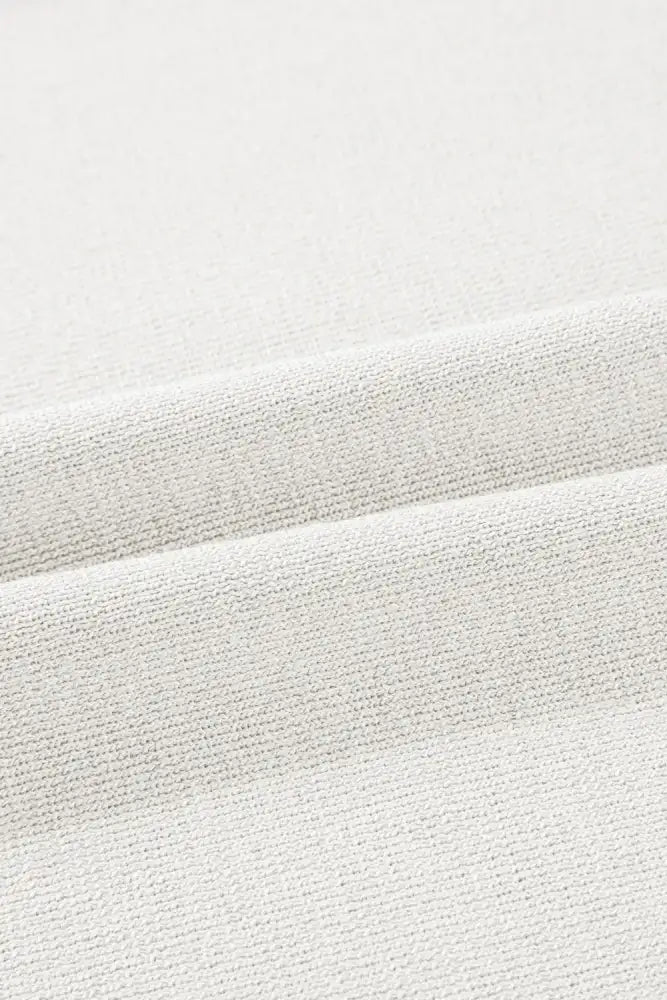 Contrast Trim Round Neck Top and Pants Set