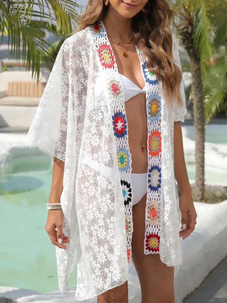 Crochet Open Front Cover-Up