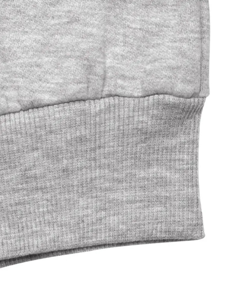 Cropped Zip-Up Long Sleeve Hoodie