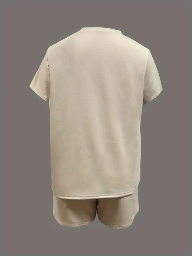 Daisy Short Sleeve Top and Shorts Two Piece Set