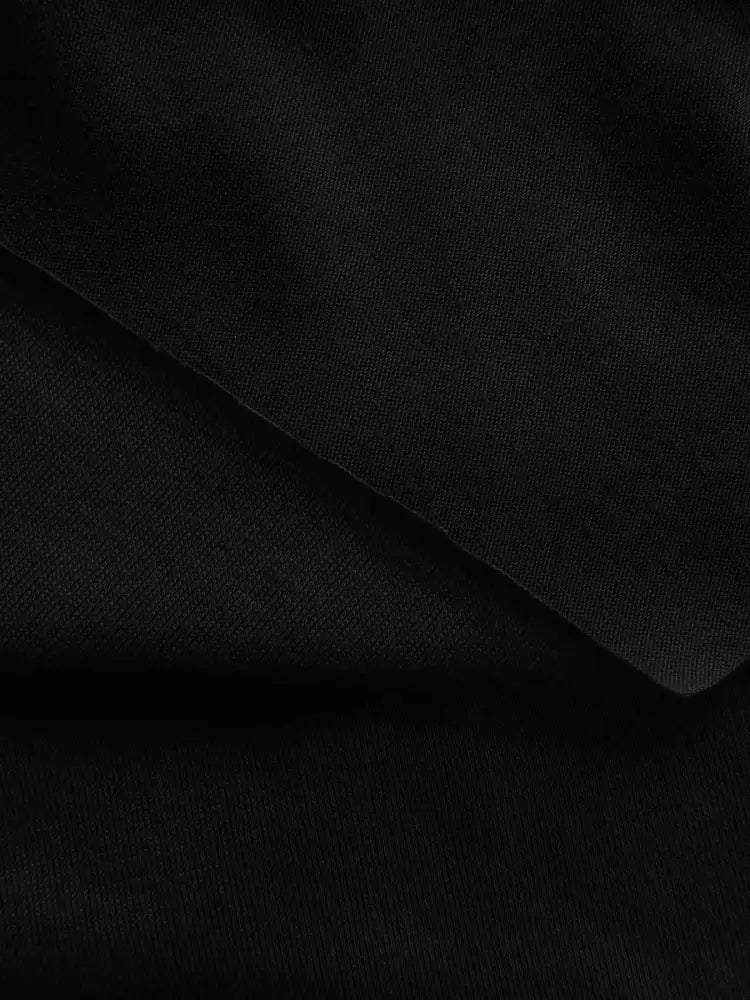 Deep V-Neck Cropped T-Shirt