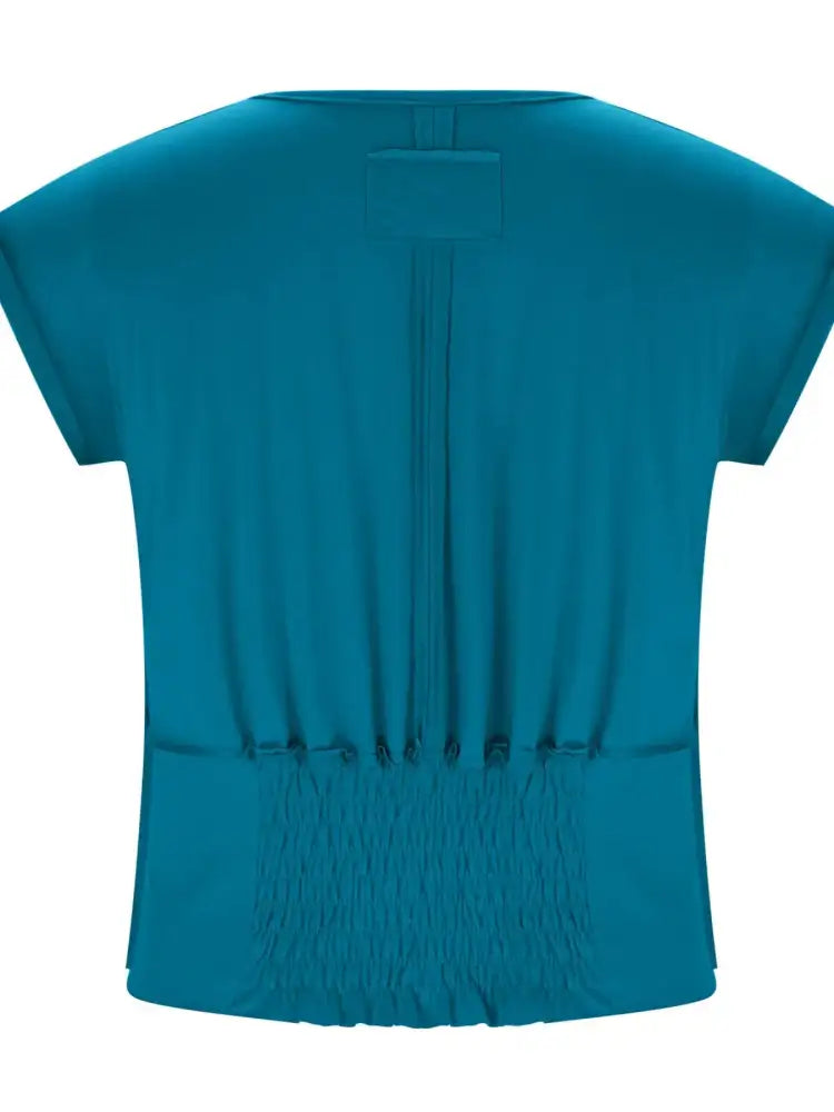 Deep V-Neck Cropped T-Shirt