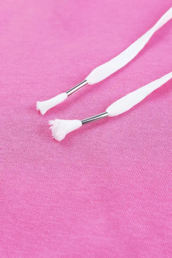 Distressed Drawstring Long Sleeve Hoodie