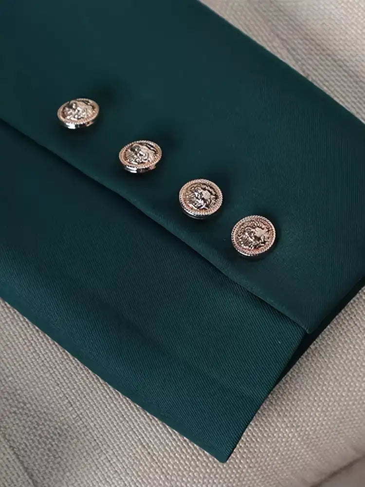 Double-Breasted Blazer & Pants Set