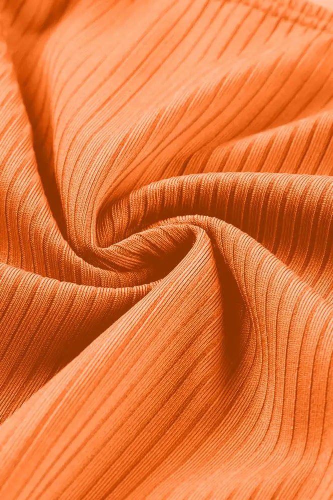 Drawstring Plunge One-Piece Swimwear