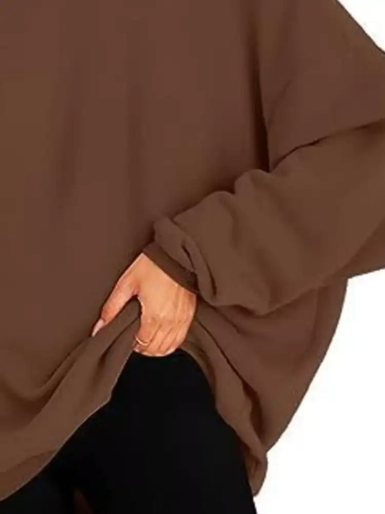 Drop Shoulder Long Sleeve Hoodie