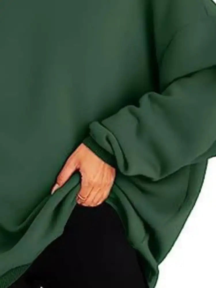 Drop Shoulder Long Sleeve Hoodie