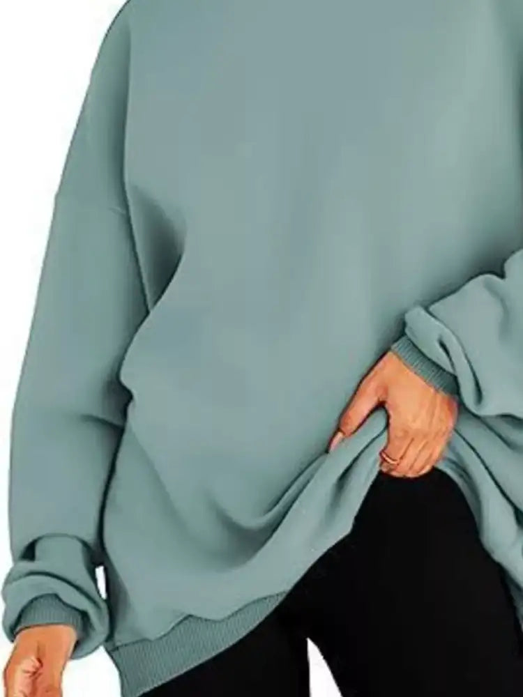 Drop Shoulder Long Sleeve Hoodie