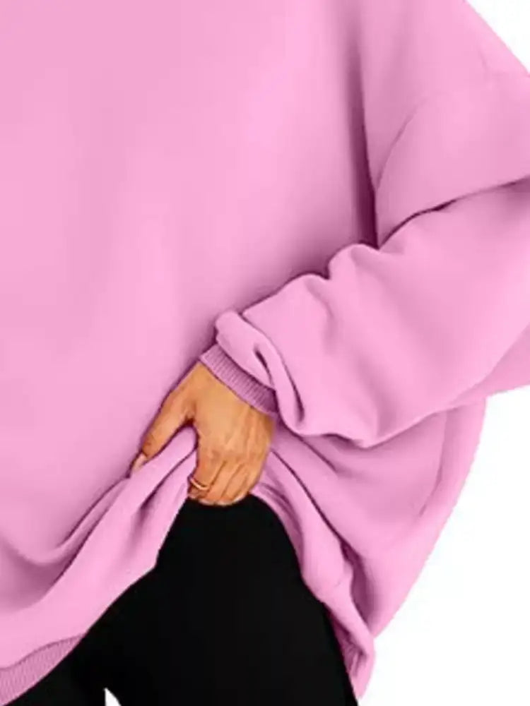 Drop Shoulder Long Sleeve Hoodie