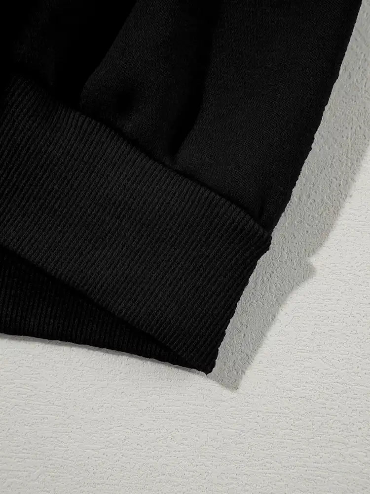 Drop Shoulder Zip Up Jacket and Drawstring Pants Active 2pcs Set