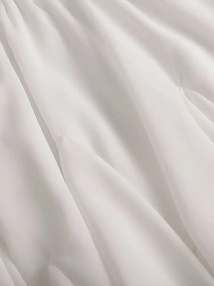 Elastic Waist Ruffled Hem Skirt