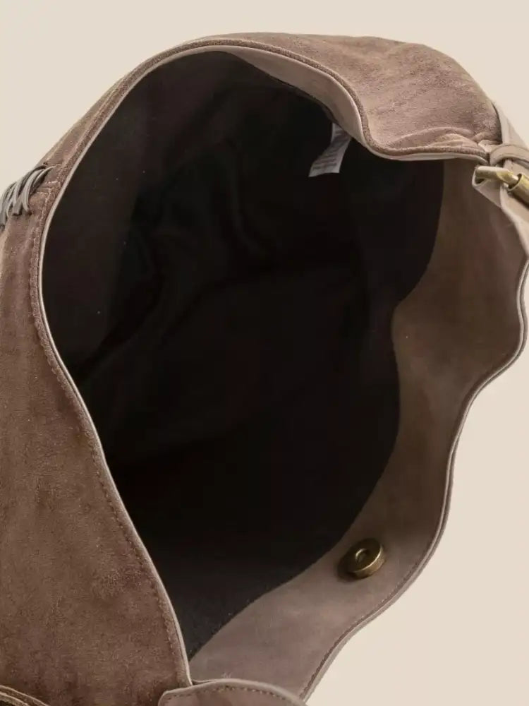 Fame Braided Detail Hobo Shoulder Bag