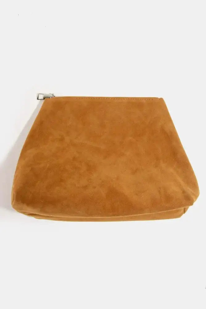 Fame Layered Fringe Detail Suede Hobo Bag