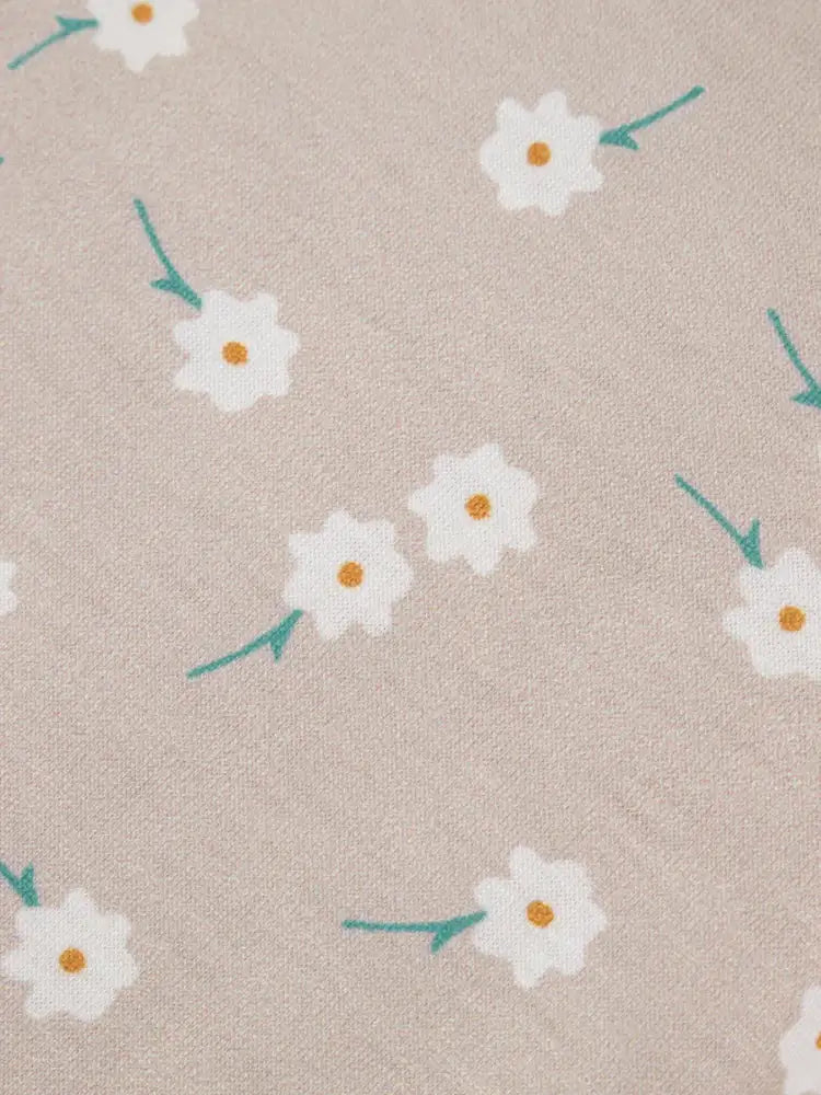 Floral Print Color Block Raglan Sleeve T Shirt