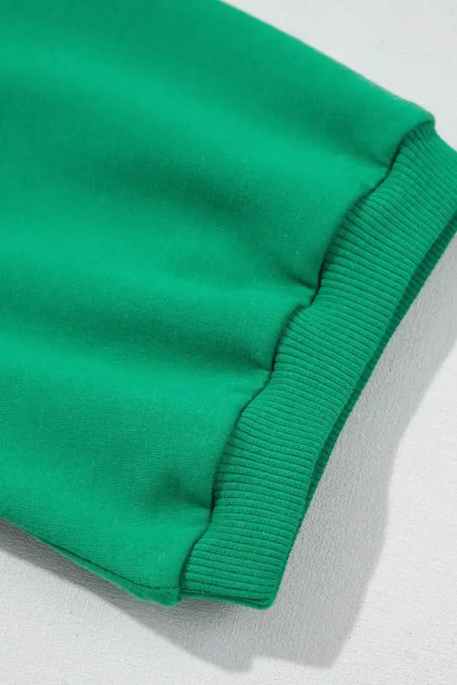 Frill Zip Front Puff Sleeve Top and Skort Set