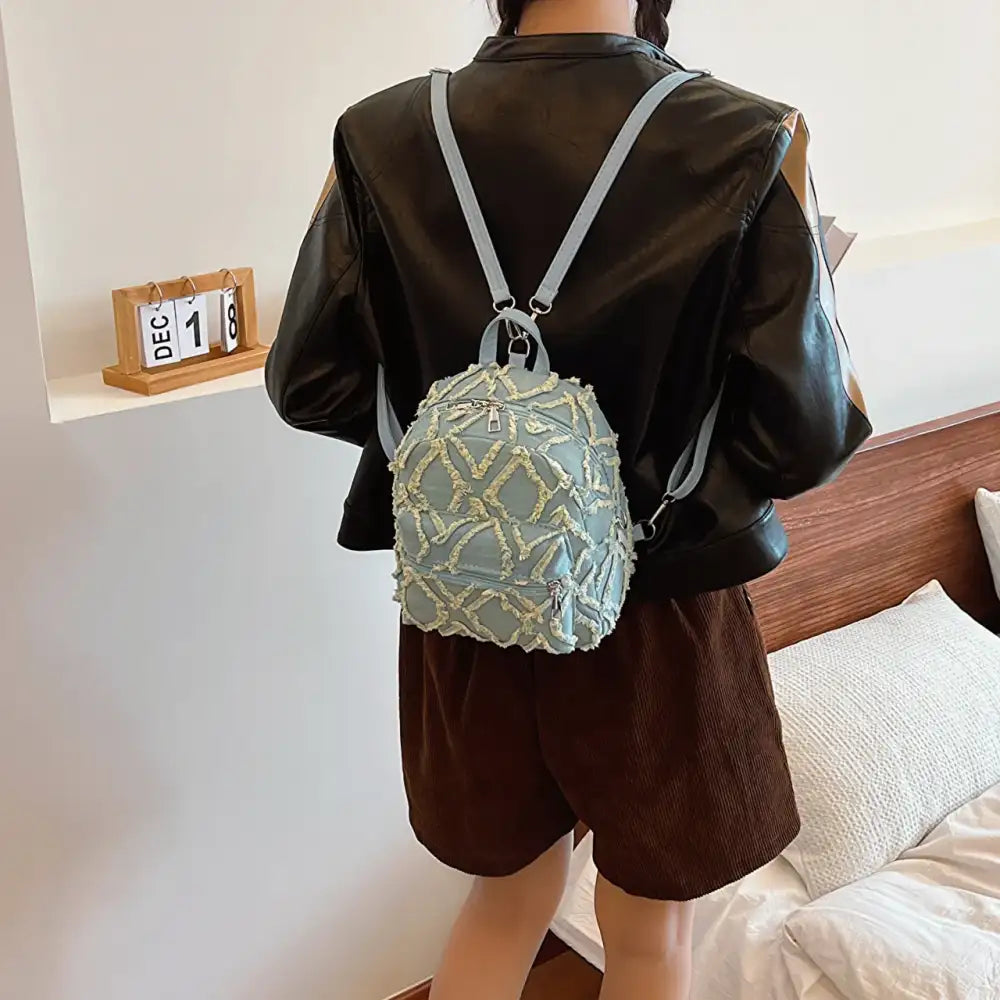 Fringe Edge Mini Backpack Bag