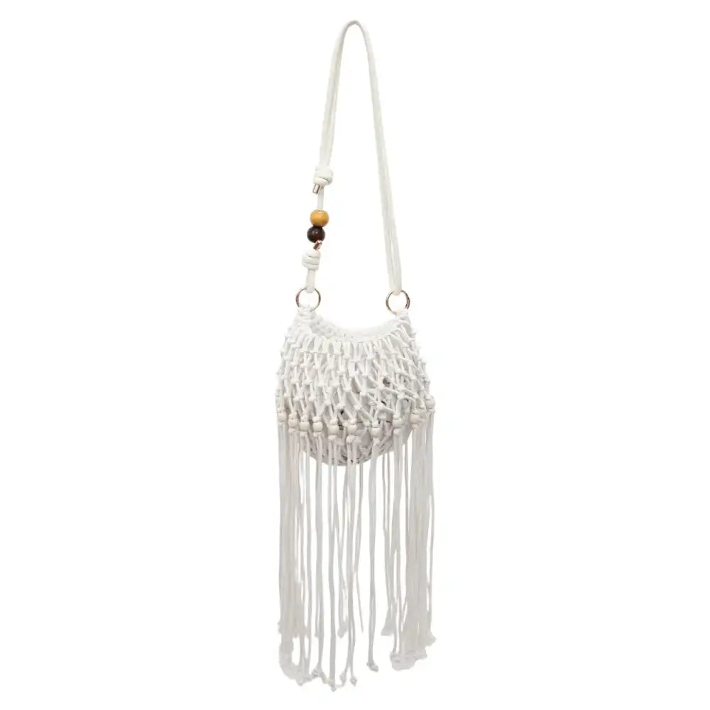 Fringe Net Shoulder Bag