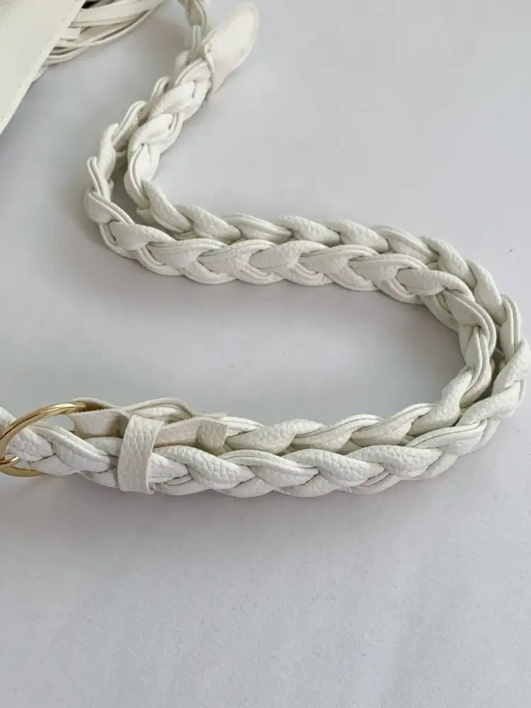 Fringe Solid Color Shoulder Bag