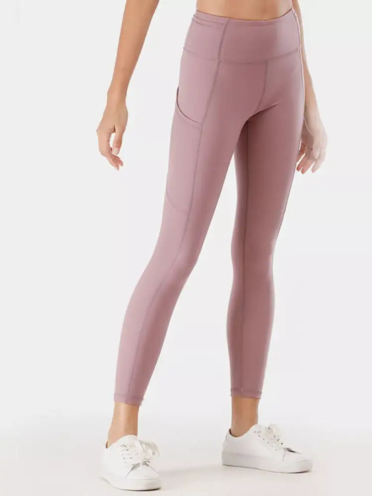 Full Size High-Waisted Active Leggings with Pockets Plus