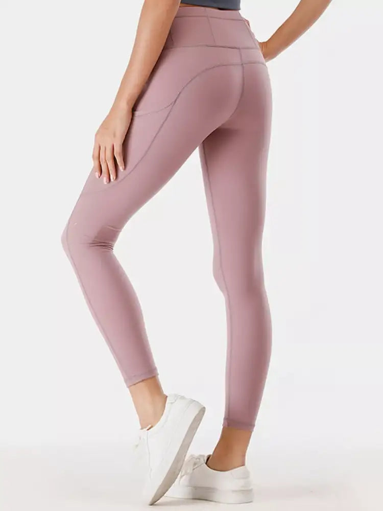 Full Size High-Waisted Active Leggings with Pockets Plus