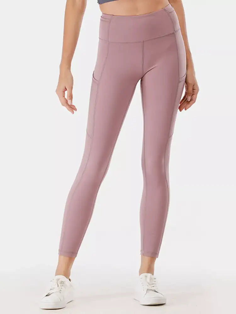 Full Size High-Waisted Active Leggings with Pockets Plus