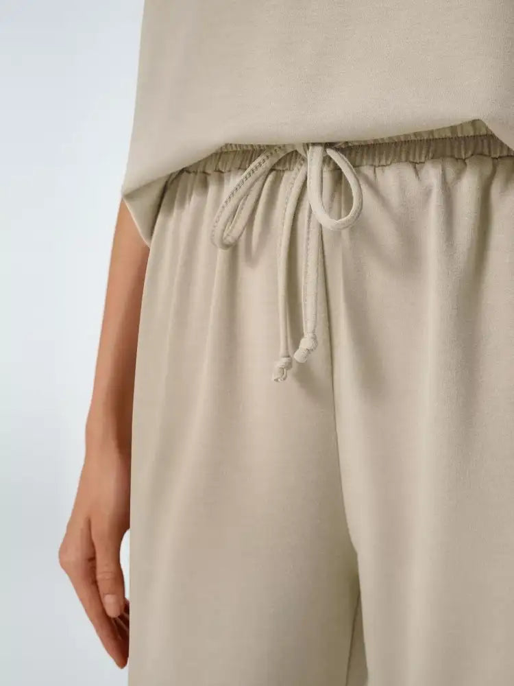 Full Size Round Neck Short Sleeve Top and Pants Set Plus