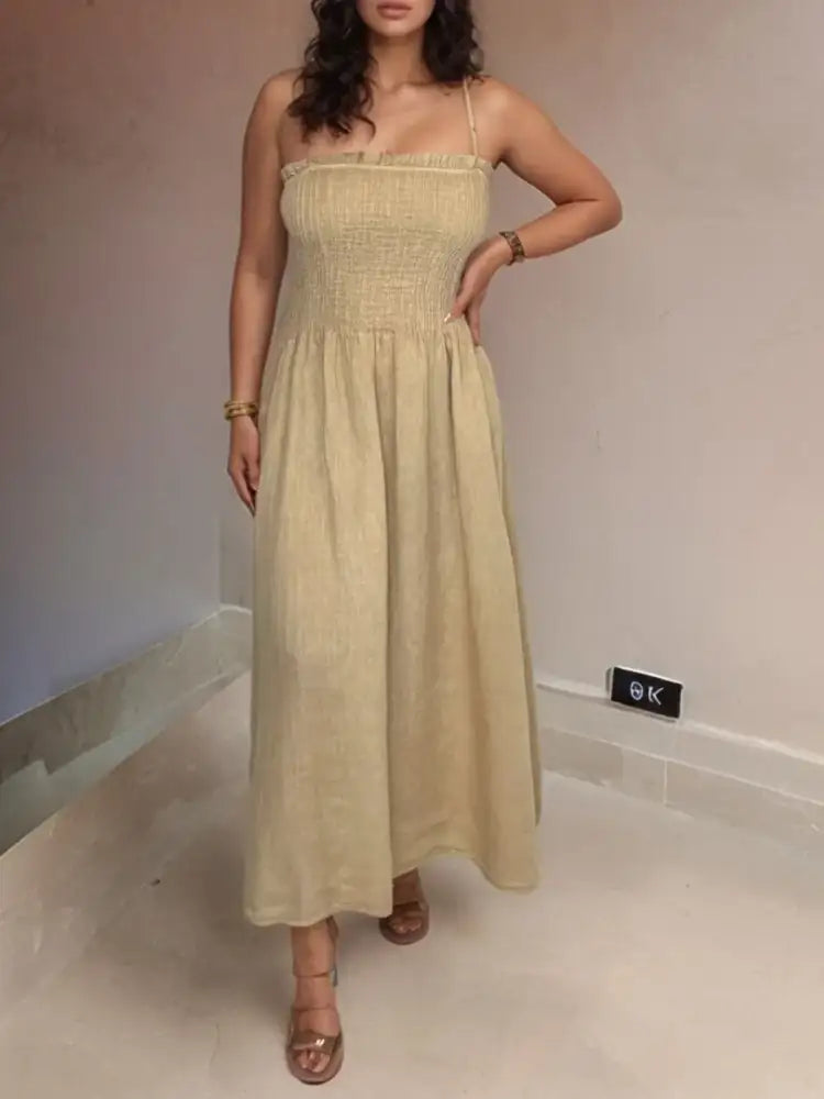 Full Size Smocked Cami Dress and Jacket Set Plus