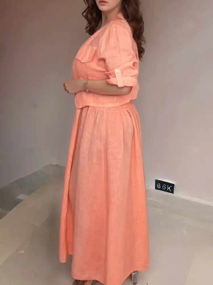 Full Size Smocked Cami Dress and Jacket Set Plus