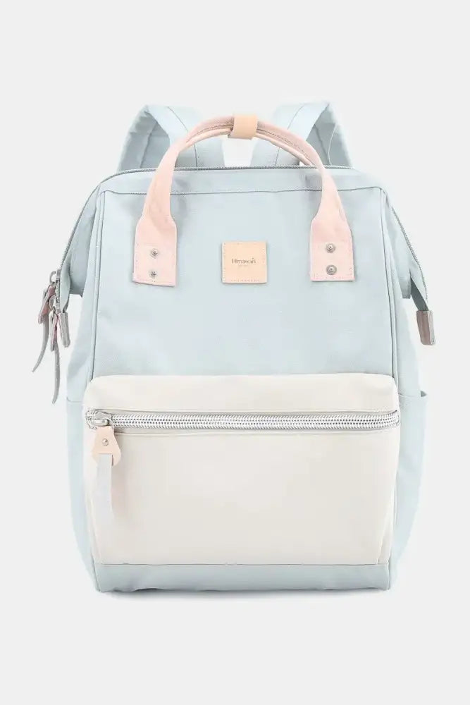 Himawari Water Resistant Canvas Backpack Bag with Side Pockets