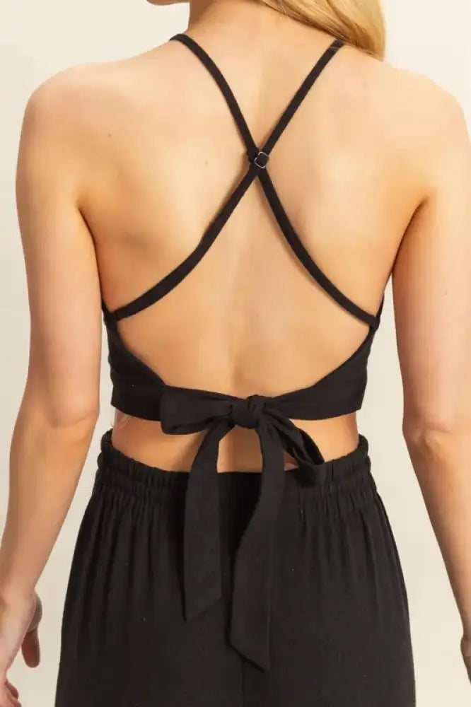 HYFVE Crop Top and Cargo Pants Set