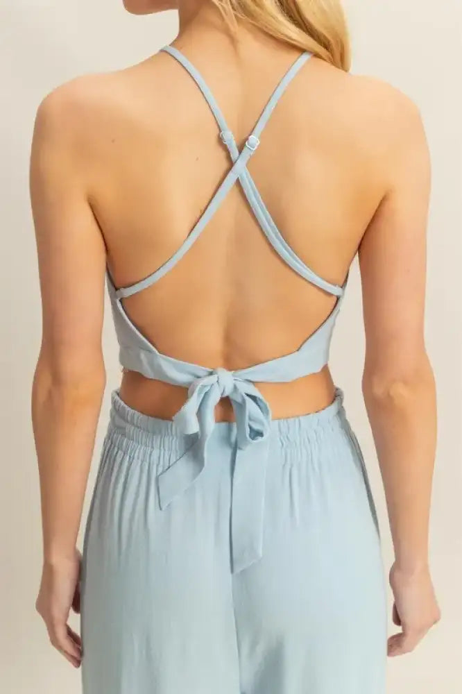 HYFVE Crop Top and Cargo Pants Set