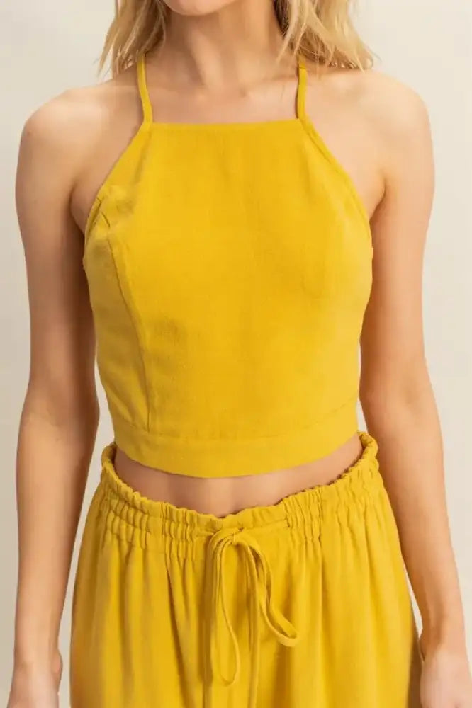 HYFVE Crop Top and Cargo Pants Set