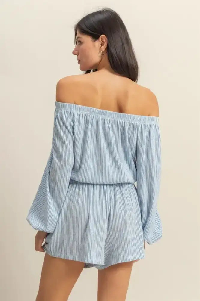 HYFVE Off Shoulder Top and Shorts Set