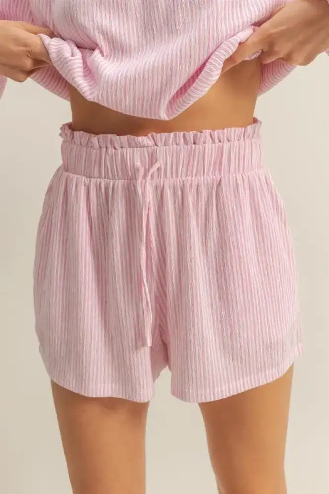 HYFVE Off Shoulder Top and Shorts Set