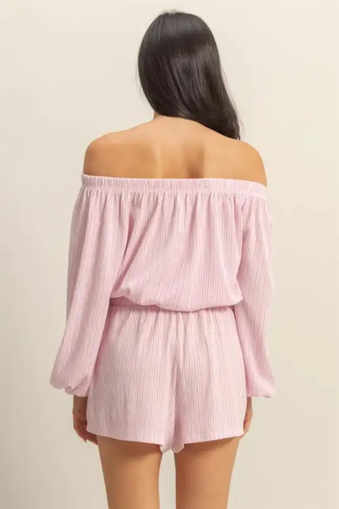 HYFVE Off Shoulder Top and Shorts Set