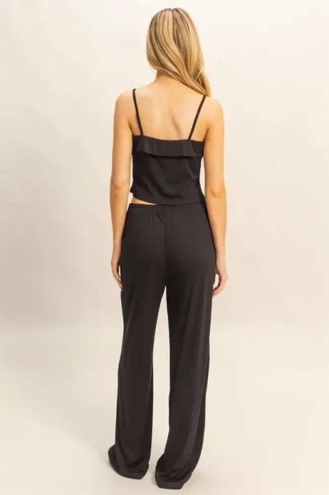 HYFVE Rib Knit Cami Top and Pants Set