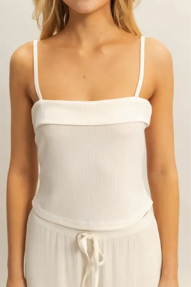 HYFVE Rib Knit Cami Top and Pants Set