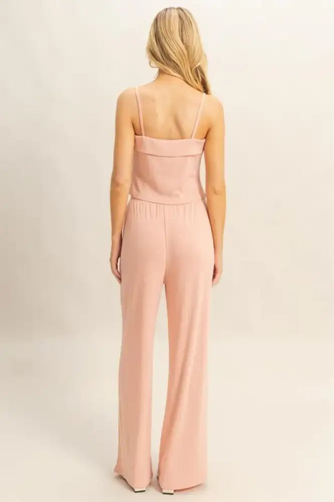 HYFVE Rib Knit Cami Top and Pants Set