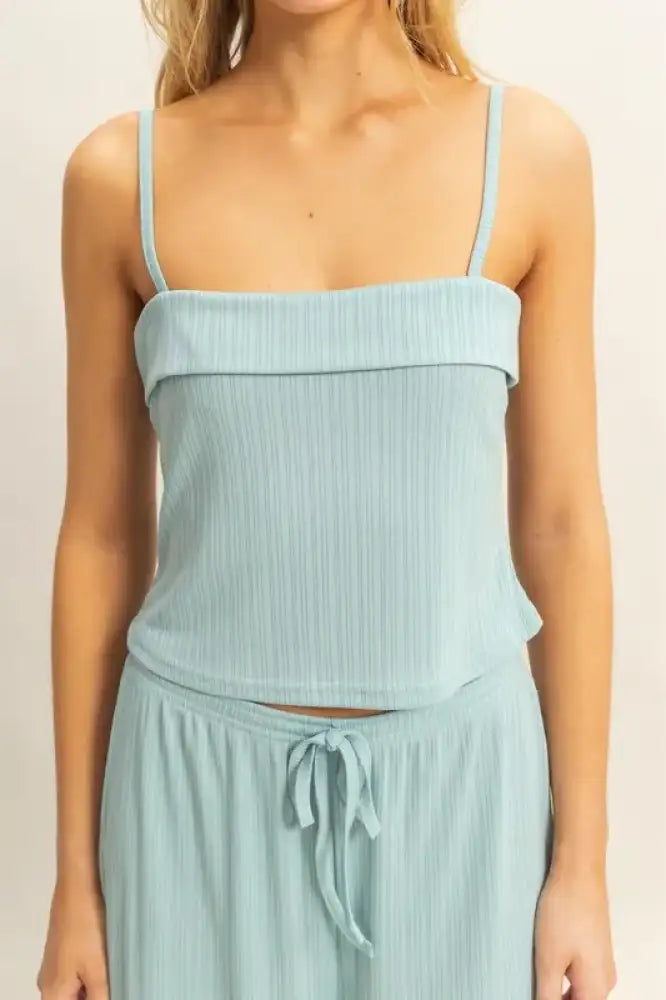 HYFVE Rib Knit Cami Top and Pants Set