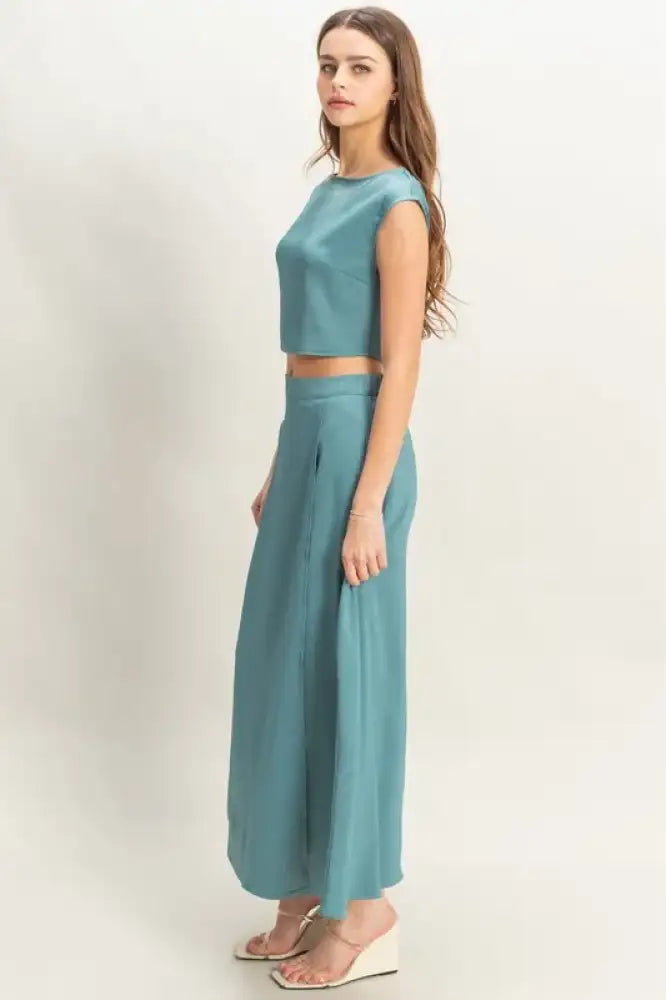 HYFVE Sleeveless Top and Maxi Skirt Set