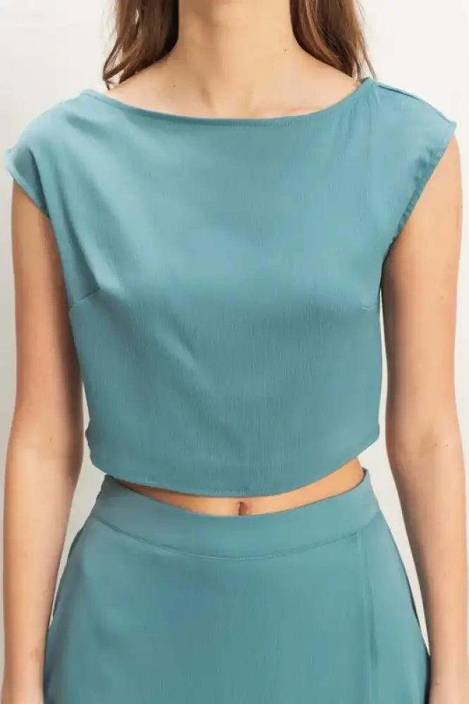 HYFVE Sleeveless Top and Maxi Skirt Set