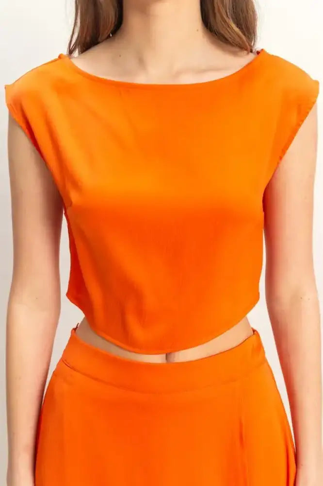 HYFVE Sleeveless Top and Maxi Skirt Set