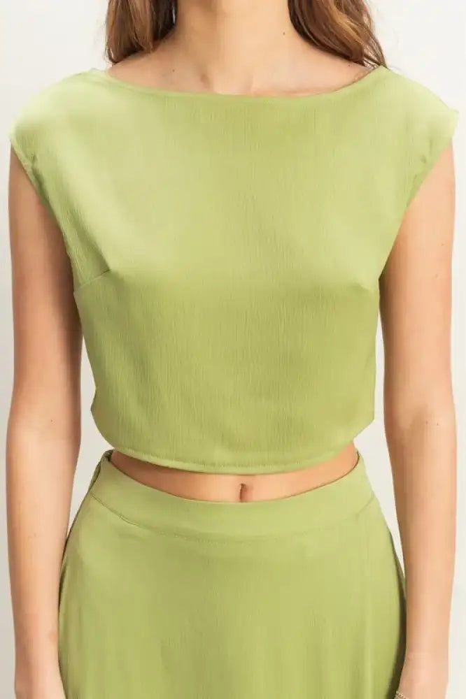 HYFVE Sleeveless Top and Maxi Skirt Set