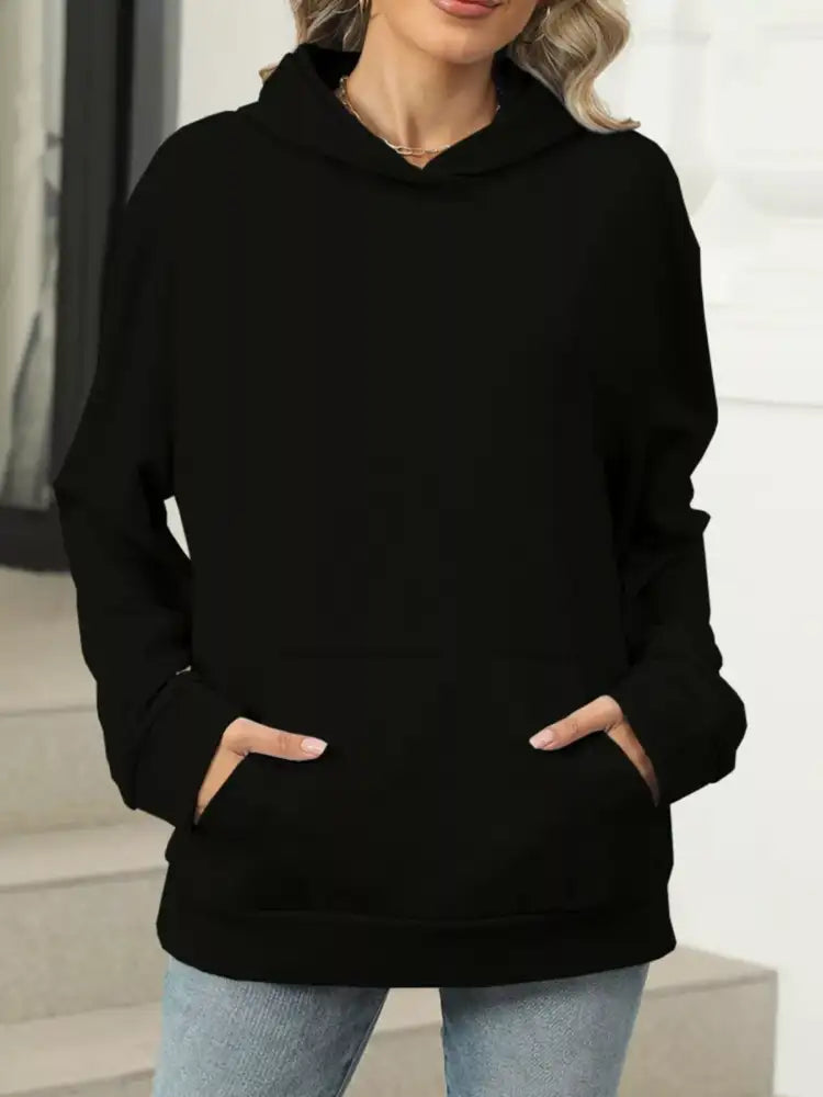 Kangaroo Pocket Long Sleeve Hoodie