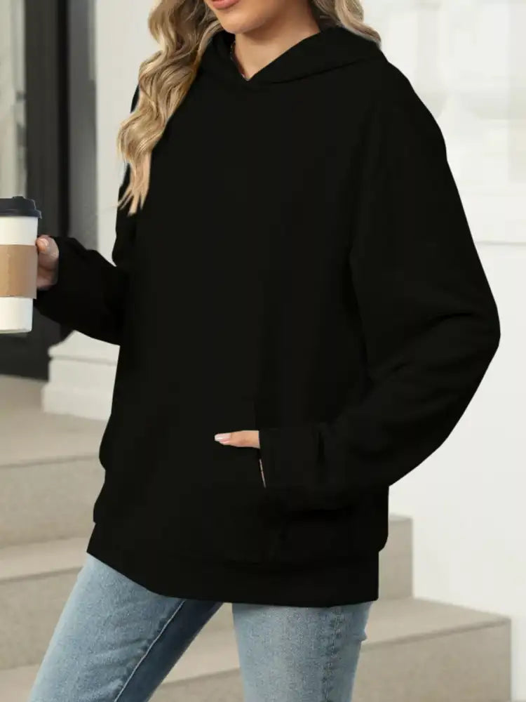 Kangaroo Pocket Long Sleeve Hoodie