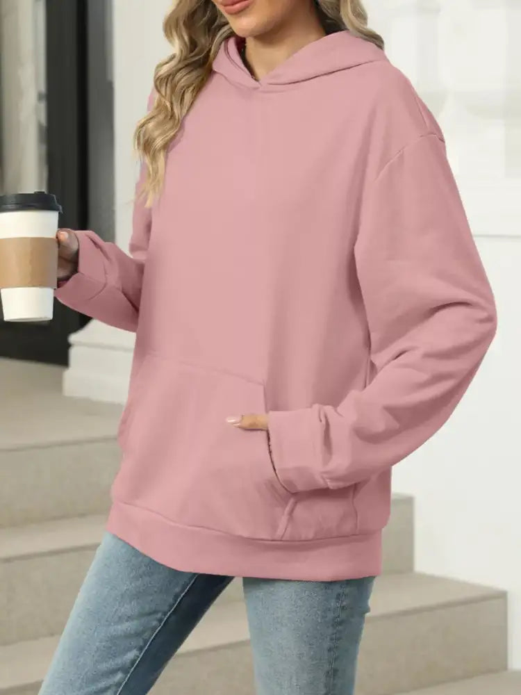 Kangaroo Pocket Long Sleeve Hoodie