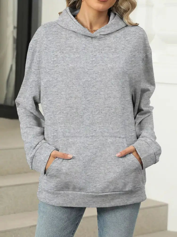 Kangaroo Pocket Long Sleeve Hoodie